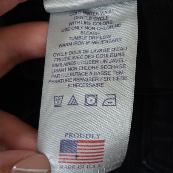 NYDJ Dark Wash Embellished Pockets Bootcut Jeans - Picture 12 of 12